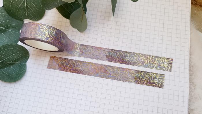 Washi Tape Wellen Aquarell